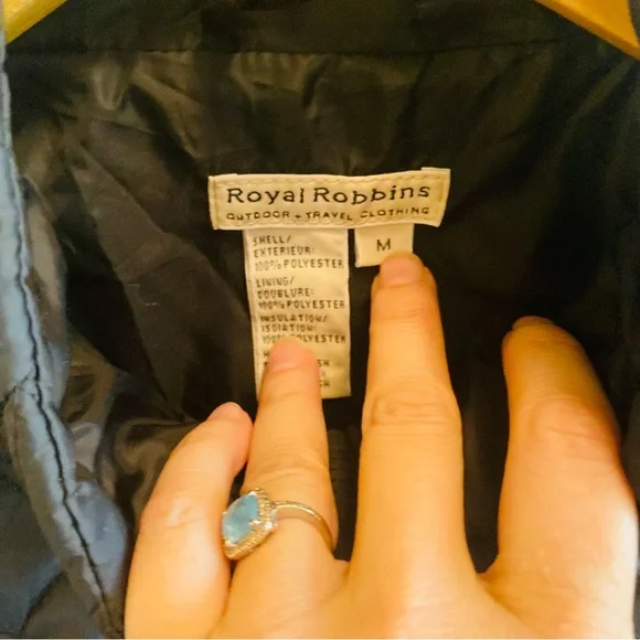 Royal Robbins Black Quilted Vest Size Medium - Picture 4 of 4